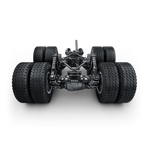 ခြောက်လုံးရှိသောကားဘီးများနှင့်အောက်စက်အစိတ်အပိုင်း