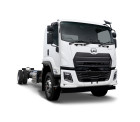 White commercial truck cab on plain white background.
